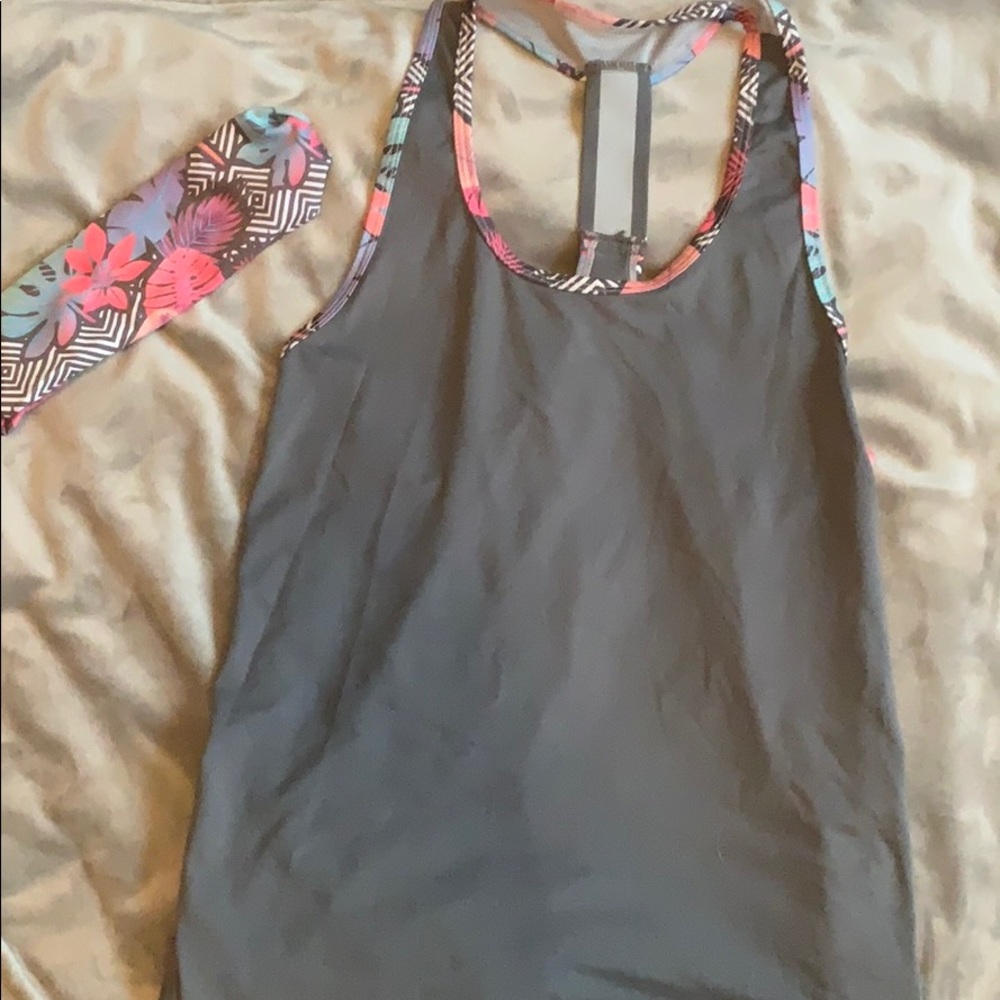 Orangetheory Racerback Tank with matching headband